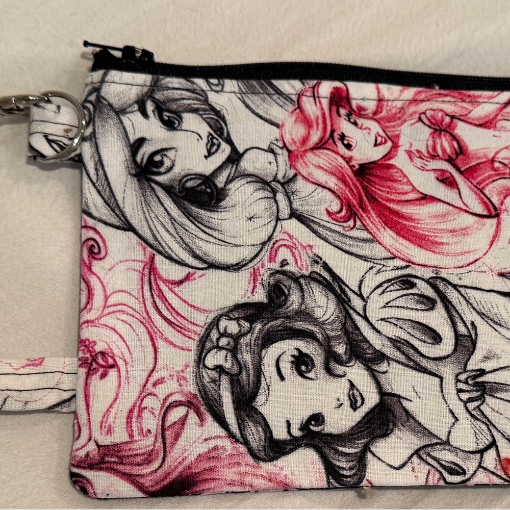 Disney Black and Pink Artistic Clutch Wristlet - Top Notch by Design boutique